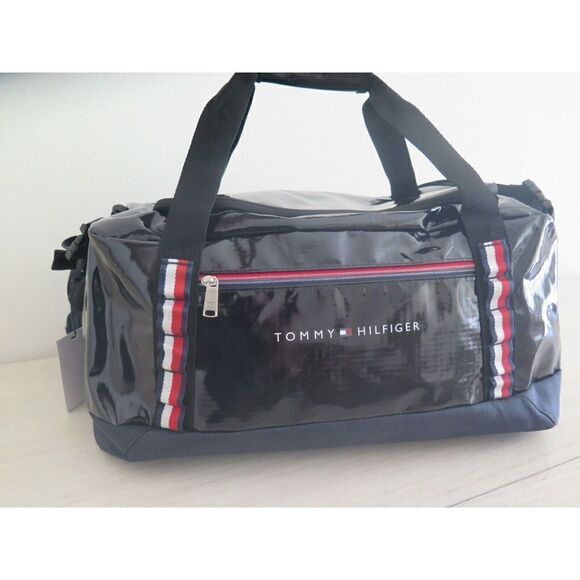 Tommy Hilfiger Travel Duffle Bag / Backpack Navy Blue Carry On $148 - Picture 7 of 12